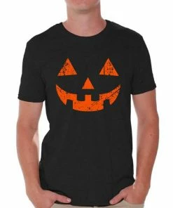 Onlineamericanstore Halloween Clothing Jack-O-Lantern Tshirt. Halloween Men's Shirt. Dia De Los Muertos T-Shirt. Pumpkin Shirts.