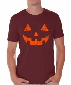 Onlineamericanstore Halloween Clothing Jack-O-Lantern Tshirt. Halloween Men's Shirt. Dia De Los Muertos T-Shirt. Pumpkin Shirts.