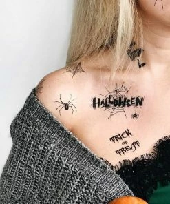 Onlineamericanstore Halloween Temporary Tekashi69 Tattoos Halloween, Temporary Tattoo Set, Kids Tattoos, Custom Temporary Tattoos, Halloween Costume Women, Tattoo Body Art, Fake Tattoos, Stickers