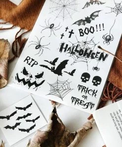 Onlineamericanstore Halloween Temporary Tekashi69 Tattoos Halloween, Temporary Tattoo Set, Kids Tattoos, Custom Temporary Tattoos, Halloween Costume Women, Tattoo Body Art, Fake Tattoos, Stickers