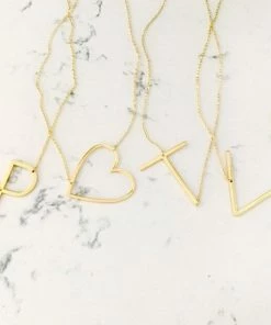 Onlineamericanstore Large Initial Necklace Oversized Letter Alphabet Personalized Sideways Oversize Shower Wedding Bestseller Teacher Emily Henderson Graduation Update Your Settings