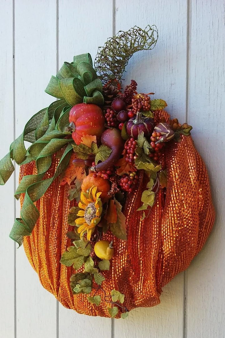 CraftsByKaleigh88 Halloween Wreath Fall/ Halloween Pumpkin Wreath 5 CraftsByKaleigh88 Halloween Wreath Fall/ Halloween Pumpkin Wreath