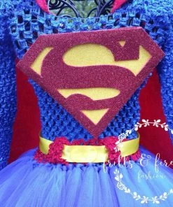 Onlineamericanstore Superhero Costume/Halloween Costume/Superhero Party/Festival Clothing/Photo Prop/Cosplay Costume/Superhero Costume/Birthday Gift/Supergirl