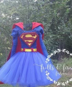 Onlineamericanstore Superhero Costume/Halloween Costume/Superhero Party/Festival Clothing/Photo Prop/Cosplay Costume/Superhero Costume/Birthday Gift/Supergirl