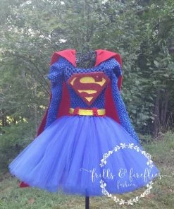 Onlineamericanstore Superhero Costume/Halloween Costume/Superhero Party/Festival Clothing/Photo Prop/Cosplay Costume/Superhero Costume/Birthday Gift/Supergirl