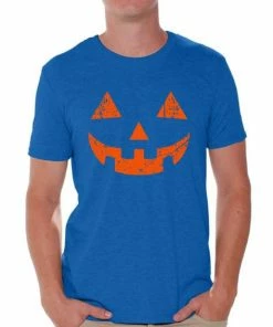 Onlineamericanstore Halloween Clothing Jack-O-Lantern Tshirt. Halloween Men's Shirt. Dia De Los Muertos T-Shirt. Pumpkin Shirts.