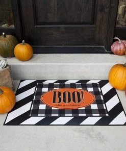 Onlineamericanstore Halloween Indoor Or Outdoor Doormat Welcome Mat | Personalized Designs Available, Unique Halloween Decor