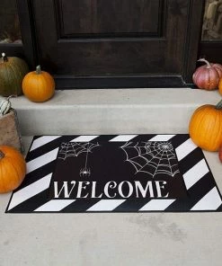 Onlineamericanstore Halloween Indoor Or Outdoor Doormat Welcome Mat | Personalized Designs Available, Unique Halloween Decor