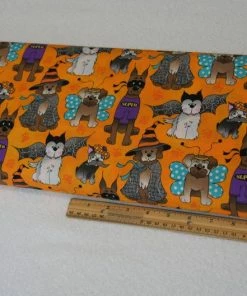 Onlineamericanstore Halloween Pets Accessories 1/2 Yard Dog Costume Party Halloween Fabric 100% Cotton