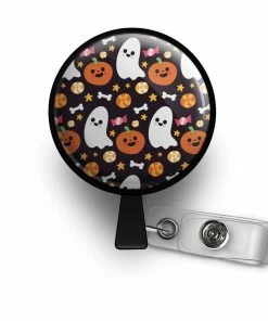 The American Store Spooktacular Halloween Retractable ID Badge Reel • Halloween Badge Holder Halloween Accessories