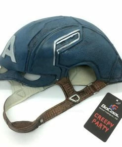 Onlineamericanstore Captain America Mask Realistic Superhero Halloween Mask DC Movie Latex Mask Cosplay Costume Props Toys