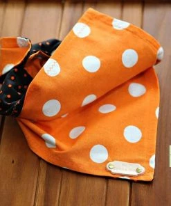 Onlineamericanstore My Mummy Loves Me Halloween Layered & Reversible Tie Around Dog Bandana Halloween Pets Accessories