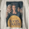 Onlineamericanstore Halloween Women Clothing Just A Bunch Of Hocus Pocus Sweatshirt Halloween Sweatshirt Unisex Heather Ash Gray