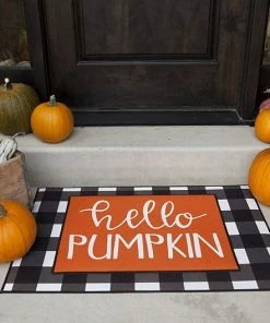 Onlineamericanstore Halloween Indoor Or Outdoor Doormat Welcome Mat | Personalized Designs Available, Unique Halloween Decor