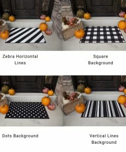 Onlineamericanstore Halloween Indoor Or Outdoor Doormat Welcome Mat | Personalized Designs Available, Unique Halloween Decor