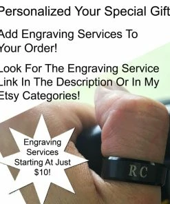 Onlineamericanstore Rose Gold Tungsten Wedding Ring Set Men Women Meteorite 6MM 4MM Anniversary Bands Or Single Ring Size 4 To 14 Husband Wife Duo Couple Gift Gift Collection