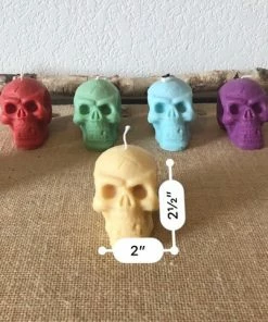 Onlineamericanstore Skull Candle -Figurine Candle -Witchy Skull Candle -Halloween Candle Update Your Settings Halloween Decorations