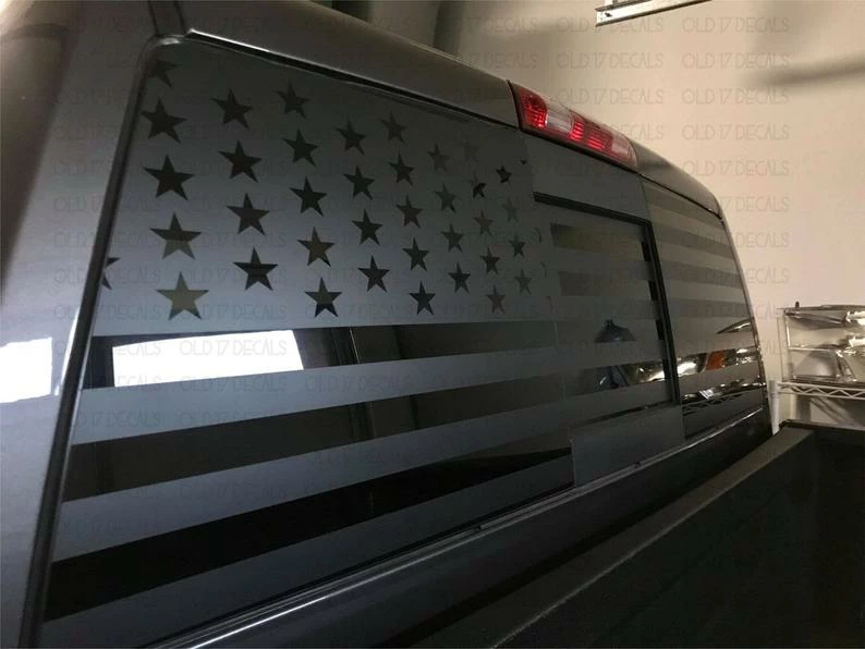 Onlineamericanstore All Years - Dodge Ram Rear Window American Flag Decal - Sticker Banners Vinyl Custom Accessories Design Rear Window 1500 2500 4th 3rd 2nd 4 Onlineamericanstore All Years - Dodge Ram Rear Window American Flag Decal - Sticker Banners Vinyl Custom Accessories Design Rear Window 1500 2500 4th 3rd 2nd