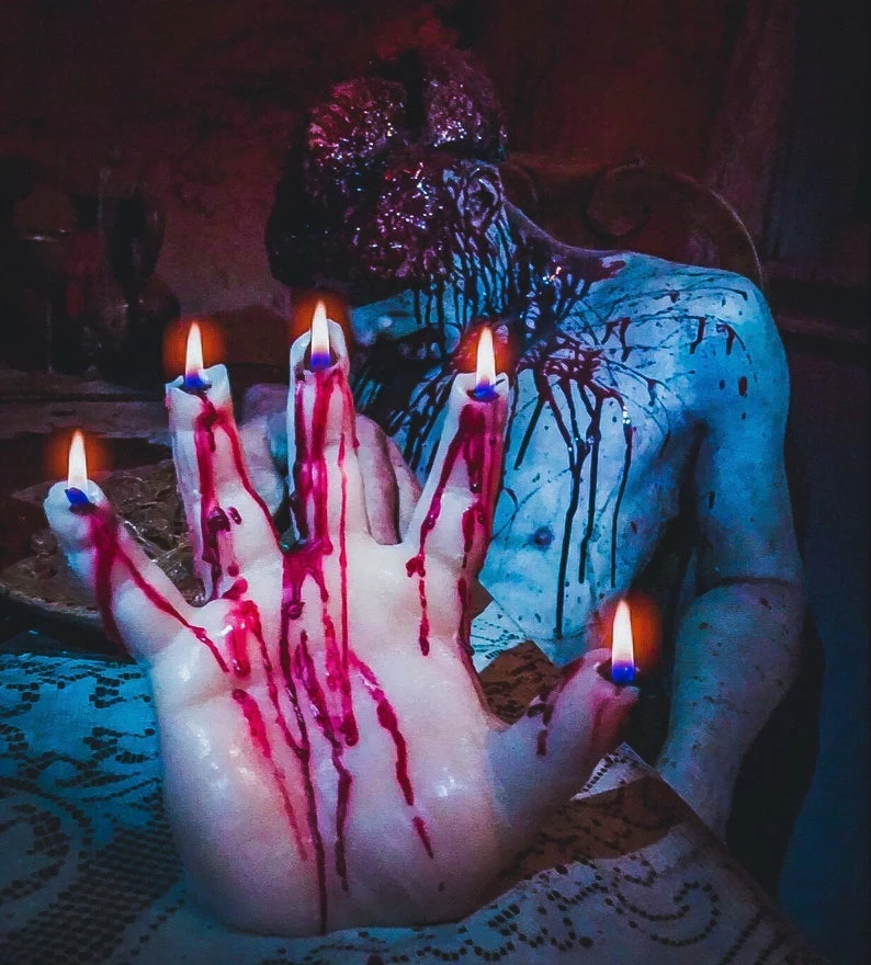 Onlineamericanstore Bleeding Hand Candle - Halloween Decor - Halloween Candles - Halloween Decorations - Fall Candle - Horror Decor - Goth - Creepy Candles Update Your Settings 7 Onlineamericanstore Bleeding Hand Candle - Halloween Decor - Halloween Candles - Halloween Decorations - Fall Candle - Horror Decor - Goth - Creepy Candles Update Your Settings