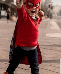 Onlineamericanstore Spiderman Cape Set, Spiderman, Dc Hero, Halloween Costume Superheroes Kids Costumes