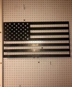 Onlineamericanstore Flags & Banner American Flag Steel Cutout 36"x 19"