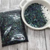 Online American Store Halloween Accessories Halloween Glitter Mix Holographic Holo Metallic Shapes Dots Hex Orange Black Navy Yellow Gray Confetti Glitter Shapes