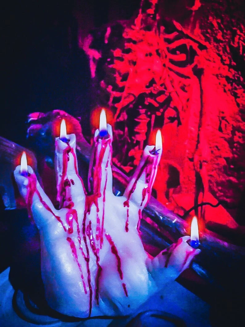 Onlineamericanstore Bleeding Hand Candle - Halloween Decor - Halloween Candles - Halloween Decorations - Fall Candle - Horror Decor - Goth - Creepy Candles Update Your Settings 6 Onlineamericanstore Bleeding Hand Candle - Halloween Decor - Halloween Candles - Halloween Decorations - Fall Candle - Horror Decor - Goth - Creepy Candles Update Your Settings
