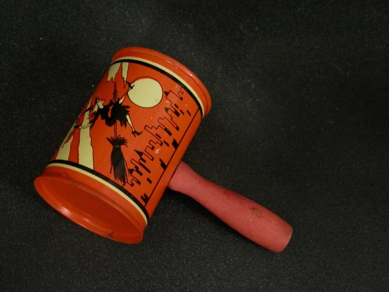 Katolantern Hand Painted Vintage Halloween Style Noisemaker 3 Katolantern Hand Painted Vintage Halloween Style Noisemaker