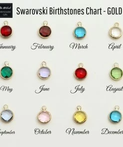 Onlineamericanstore Custom Birthday Gifts, Choose Your Birthstone Necklace, April Necklace, Swarovski Crystal Necklace Clear, Birthday Gifts For Her Quaranitine Birthday Gifts