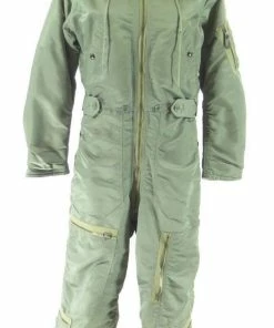 Onlineamericanstore American Vintage Collection Vintage 50s CWU-1/P USAF Coverall Flying Small Flight Suit Sage Green Rayon Wool [H25S_4-5_Long]