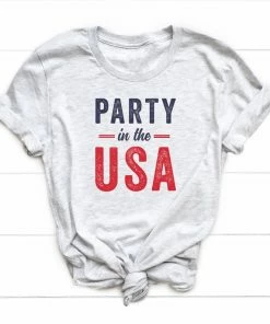 Onlineamericanstore Women Clothing Party In The USA | Short Sleeve Tee | Graphic Tee | Independence Day | Patriotic Tee | America Tee | Unisex Tees | 4th Of July