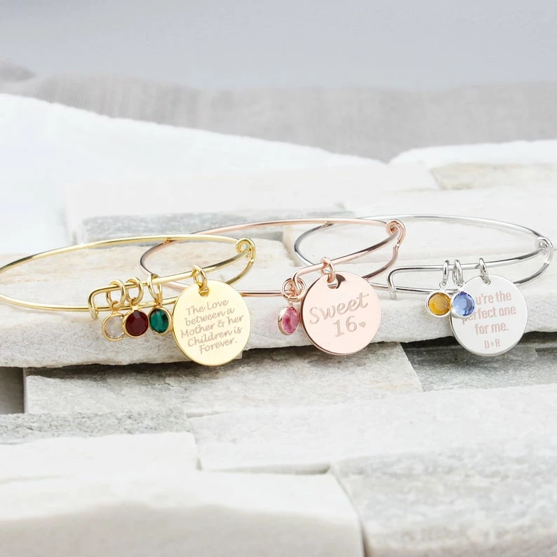 Onlineamericanstore Custom Name Accessories Custom Bangle Bracelet Birthstone Gift For Grandma Birthstone Bracelet Initial Bangle Bracelet Family Tree Bracelet For Mothers Day Gift 4 Onlineamericanstore Custom Name Accessories Custom Bangle Bracelet Birthstone Gift For Grandma Birthstone Bracelet Initial Bangle Bracelet Family Tree Bracelet For Mothers Day Gift