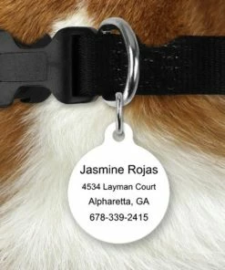 Onlineamericanstore Halloween Pets Accessories Personalized Halloween Pet/Dog/Cat ID Tag - Double Sided Option - Bloody Name - 1.25" - Circle Or Bone 10 Onlineamericanstore Halloween Pets Accessories Personalized Halloween Pet/Dog/Cat ID Tag - Double Sided Option - Bloody Name - 1.25