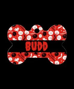 Onlineamericanstore Halloween Pets Accessories Personalized Halloween Pet/Dog/Cat ID Tag - Double Sided Option - Bloody Name - 1.25" - Circle Or Bone 12 Onlineamericanstore Halloween Pets Accessories Personalized Halloween Pet/Dog/Cat ID Tag - Double Sided Option - Bloody Name - 1.25