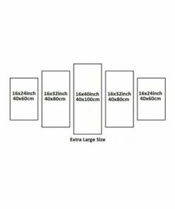 The American Store US Flag Wall Art, American Flag Canvas, USA Flag, America Wall Decor, American Flag Canvas Premium Quality, 5 Panel Canvas Art Hanging Set