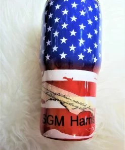 Onlineamericanstore Distressed American Flag Tumbler / Custom Drink Tumbler / Stainless Steel Casual Glasses