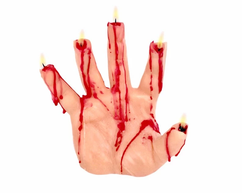 Onlineamericanstore Bleeding Hand Candle - Halloween Decor - Halloween Candles - Halloween Decorations - Fall Candle - Horror Decor - Goth - Creepy Candles Update Your Settings 3 Onlineamericanstore Bleeding Hand Candle - Halloween Decor - Halloween Candles - Halloween Decorations - Fall Candle - Horror Decor - Goth - Creepy Candles Update Your Settings