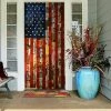 Onlineamericanstore American Flag Door Decoration - Door Decor - Door Covers - Door Posters - Patriotic Door Covers - Door Decor Ideas - July 4th Door Covers Patriotic Theme Party Supplies