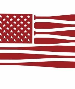 Onlineamericanstore Custom Softball Baseball Decal, Baseball Flag Sticker, Yeti Tumblers Cup Laptop Truck Car Windows, Baseball Player Coach Gifts,Softball Gift