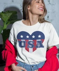 Onlineamericanstore Fourth Of July Shirt, 4th Of July Shirt, American Flag Shirt, Merica Shirt, 4th July Shirt, Usa Shirt, Independence Day, 4th July Shirts Women Clothing