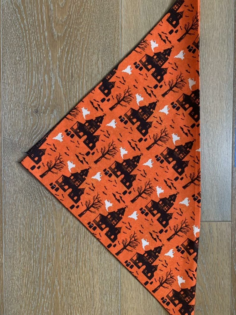 Onlineamericanstore Halloween Dog Bandana, Halloween Haunted House Bandana, Pet Bandana, Dog Bandanas, Tie On Bandana, Dog Bandana For Halloween, Halloween Pets Accessories 5 Onlineamericanstore Halloween Dog Bandana, Halloween Haunted House Bandana, Pet Bandana, Dog Bandanas, Tie On Bandana, Dog Bandana For Halloween, Halloween Pets Accessories