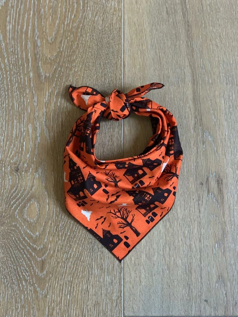 Onlineamericanstore Halloween Dog Bandana, Halloween Haunted House Bandana, Pet Bandana, Dog Bandanas, Tie On Bandana, Dog Bandana For Halloween, Halloween Pets Accessories 8 Onlineamericanstore Halloween Dog Bandana, Halloween Haunted House Bandana, Pet Bandana, Dog Bandanas, Tie On Bandana, Dog Bandana For Halloween, Halloween Pets Accessories
