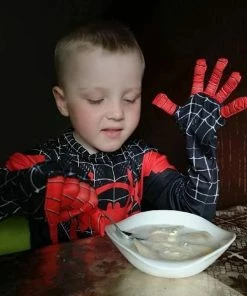 Onlineamericanstore Superheroes Kids Costumes 3D Printed Black Miles Morales Spiderman Costume Adult Kids Boys SpiderMan Cosplay Costume Spiderman Suit