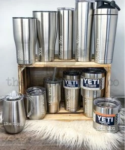 Onlineamericanstore Distressed Flag Tumbler - Personalized Tumbler - Yeti Tumbler - Custom Tumbler - Yeti - Personalized Yeti - Glitter Yeti
