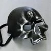 Onlineamericanstore Black Silver Masquerade Mask, Halloween Mask, Skull Mask, Halloween Costume Mask, Cosplay Mask, Halloween Skull Mask