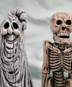 Onlineamericanstore Halloween Decorations Mummy, Frankenstein, Ghost & Skeleton Figurines, Halloween Characters Set, Ceramic Figurines, Halloween Decoration, Pencil Decorations