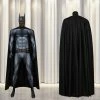 Onlineamericanstore Batman Costume Cosplay Suit With Cloak Bruce Wayne Batman V Superman Dawn Of Justice 3D Printed Superheroes Mens Costumes