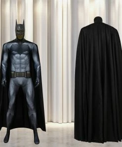 Onlineamericanstore Batman Costume Cosplay Suit With Cloak Bruce Wayne Batman V Superman Dawn Of Justice 3D Printed Superheroes Mens Costumes