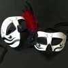 The American Store Black White Halloween Mask, Couple Halloween Mask, Masquerade Mask, Dia De Los Muertos Mask, Mask For Men, Mask For Women