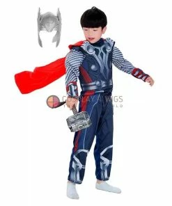 Onlineamericanstore Superheroes Kids Costumes Avengers: Age Of Ultron Thor Jumpsuit For Kids